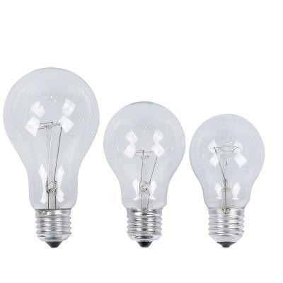 China Incandescent Light Bulb A55 220V Clear GLS Shape 100W E27 Light Bulb for sale