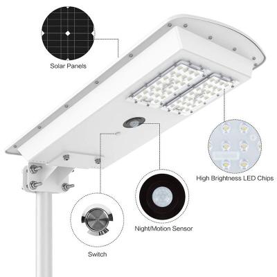 China 30W 50W 100W Street Energy Saving All In One LED Solar Street Light for sale