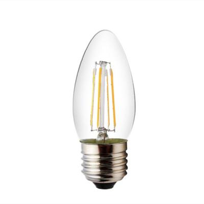 China Low candle bulb bombilla de vela of the hotel C35 LED filament bulb E14 for sale