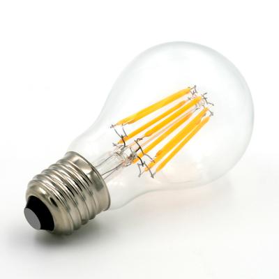 China Hotel China Manufacturer A60 LED Filament Light Lamp Bulb for sale