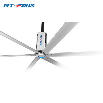 China RTFANS advertising company large 24' high quality industrial ceiling fan for pioneering big space hvls fans for sale