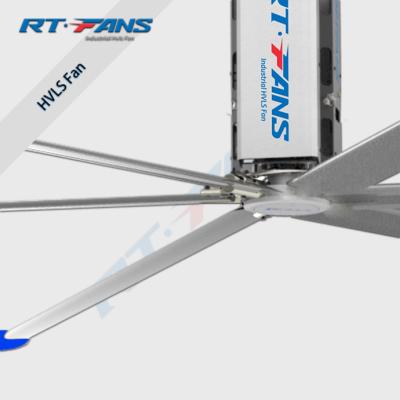 China High Quality RTFANS Advertising Company With Low Noise Wall Mounted Super Large Industrial Ceiling Fan for sale