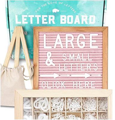 China Letter Board 10 Felt Variable Felt x10 Inch In Stock Letter Boards Include 374 3/4 Inch White Plastic Letters for sale