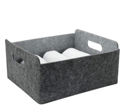 China High Quality Universal Hard Felt Storage Box Viable With Gray Storage Box for sale