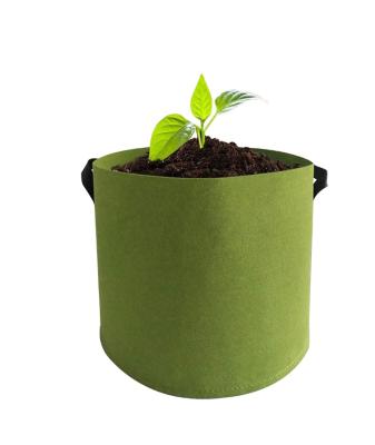 China Breathable Fabric Grow Bag Felt Root Control Container Grow Bag Plant Pot For Gardening Supplies for sale