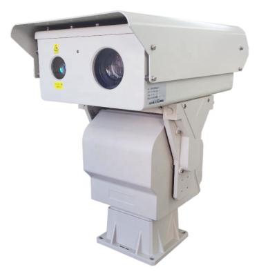 China Dual PAN-TILT Sensor PTZ IP Night Vision Laser Camera for Homeland Security for sale