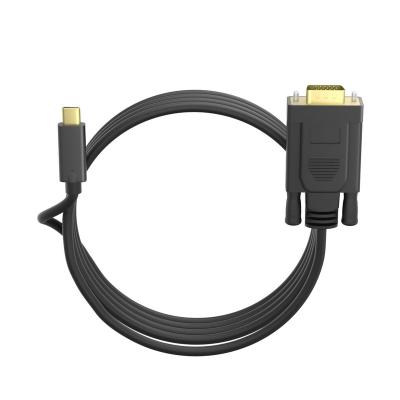 China COMPUTER 2M Video Data Transmission Cable 1080P C 3.1 VGA To VGA Cable TYPE C To VGA Adapter For Monitor for sale