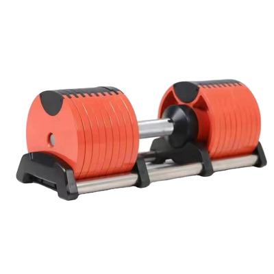 China Multi-fitness Inexpensive Function Assembly Wholesale Price PE+ Cement Mix 20KG/30KG/24KG/36KG Adjustable Arbitrary Colorful Modern Weights Set Dumbbell For Fitness for sale