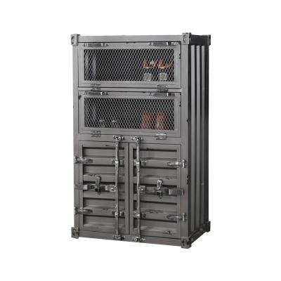 China As a whole Hot-selling industrial metal iron container COLL. 2 Door Cabinet Book Rack for sale