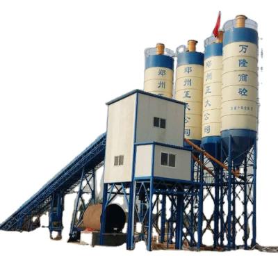 China Small Restaurant Self Loading Concrete Mixing Plant JS500 Batching Producer for sale