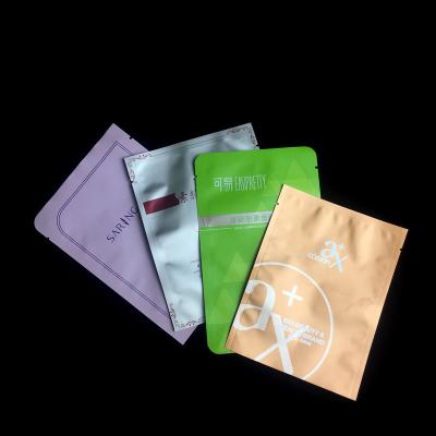 China Moisture Proof Customizable Logo Printed Heat Sealable Aluminum Foil Bags For Masking Cosmetic Packaging Bags for sale