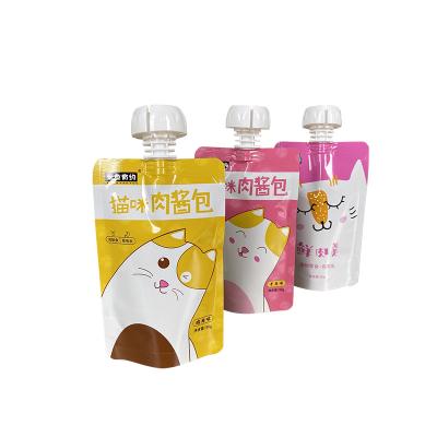 China Factory Moisture Proof Custom Printed Reusable Plastic Jelly Packaging Bags For Beverage Juice Packaging Stand Up Pouches for sale