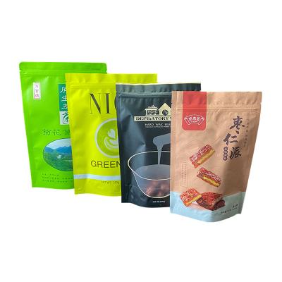 China Wholesale Customizable Factory Food Packaging Pouches Zipper Lock Sealed Comic Bags Moisture Proof With Logo Plastic Bags for sale