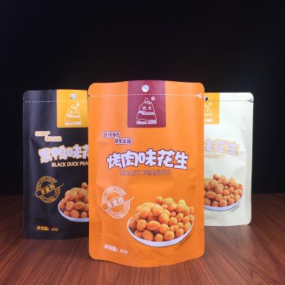 China Customized Size Logo Moisture Proof Full Color Print With Self Sealing Pouches Dried Fruit Plastic Bags Snacks Food Packaging Bags for sale