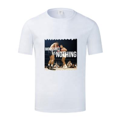 China Breathable Fashion T-shirt Men Women Clothes Funny Muhammad Ali Impossible Is Nothing T-shirt Graphic T-shirt Harajuku New Men's Tee for sale