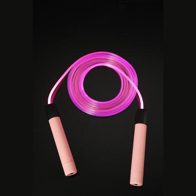 China PU Heavy Duty Adjustable Rope Jump Rope Kids Light Up UP Heavy Duty PVC Gear Jump Rope for sale