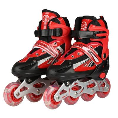 China PP+net fabric most size professional durable retractable slalom online skates shoes for kids teenagers and adults for sale