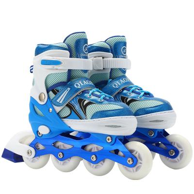 China Pp+net fabric ABEC-7 carbon steel bearing pp boot paten skating shoes skate roller for men and women for sale