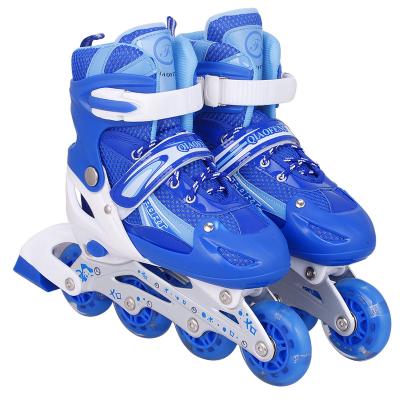 China High Quality Pp+net Cloth Roller Skate New Roller Blades Rodas Inline Skates With Led Wheels for sale