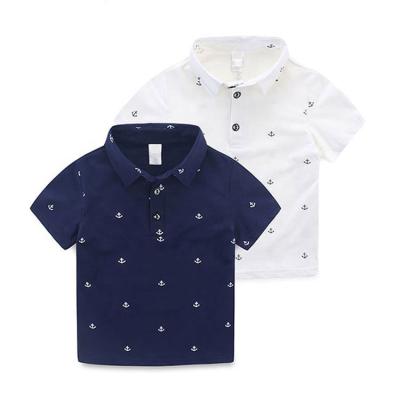 China Summer Customized QUICK DRY Children's Polo Shirt Children's Cotton Clothing Fashion Print Boy's T-shirt for sale