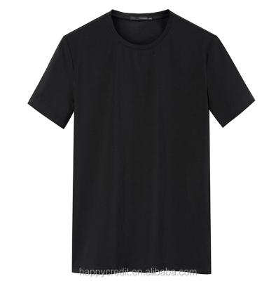 China Custom Plain White Anti-pilling Cotton T-shirts Mens Short Sleeve 100% Urban Clothing for sale