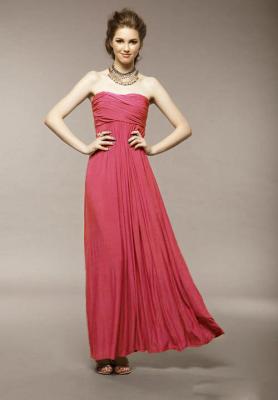 China Off Shoulder Summer Maxi Dress , Elastic Gathered Bodice Party Wear Maxi Dresses for sale