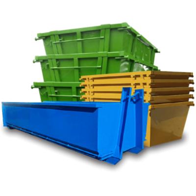 China Garbage Disposal Industrial Garbage Container Lift Container Hook Lift Mini Roll Off Dumpsters For Waste for sale