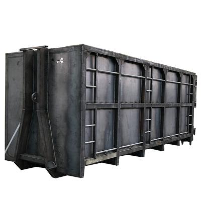 China Stackable Waste Handling Roll Hook Lift Container Waste Bin Refuse Collectot Off Dumpste For Waste Recycling for sale