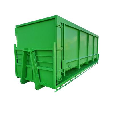 China Waste Treatment Bin Waste Bin Jump Waste Bin Hook Lift Steel Stackable Steel Trash Cans Dump for sale