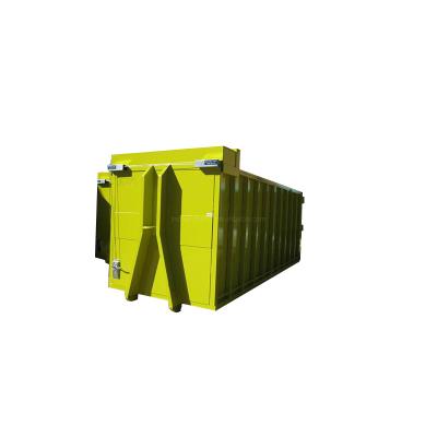 China Waste Handling Customized Industrial Heavy Duty Bins Roll Up Stackable Hook Lift Bin Hook Lift Bin For Transport for sale