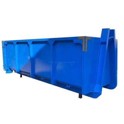 China Waste Handling 25 Cubic Meters Waste Recycling Stack Roll Able On Drop Off Container Hook Lift Container for sale