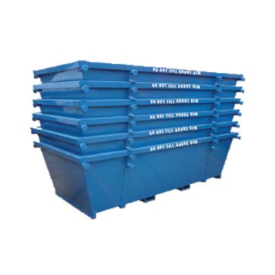 China Waste Handling Container 20 Yards Against Steel Trash Can Waste Management Jump Bin For Construction Machinery for sale