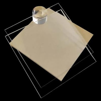 China Acrylic Cast Acrylic Sheet For Laser Cutting Gold 2Mm Acrylic Clear Sheets for sale