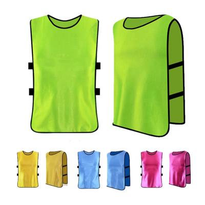 China Shirts & Tops Custom Cheap Custom Sports Mesh Pennies Basketball Training Bib Football Vest for sale