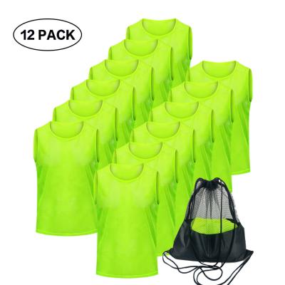 China Shirts & Top Football Sport Team Scrum Mesh Training Soccer Bibs Vest for sale