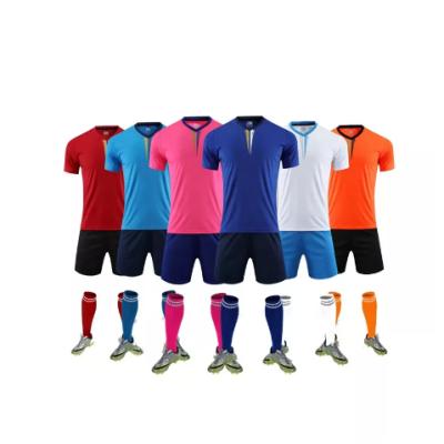 China Custom Logo Men's Soccer Wear Sport Soccer Uniform Jerseys Sets OEM Service for sale