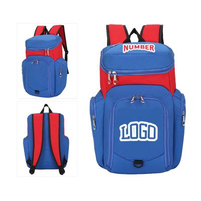 China Functional Mens Logo Basketball Backpack Custom Made Basketball Rucksack Backpack for sale