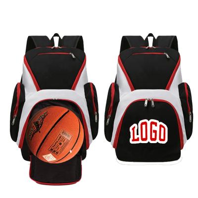 China Functional Custom Men's Logo Basketball Backpack Custom Made Basketball Backpack Rucksack for sale