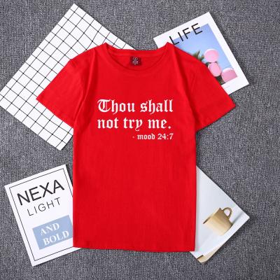 China Breathable Clothing Vendors Print Women's Summer Tops Casual Letter Blouse Women T-shirt Women Tops for sale