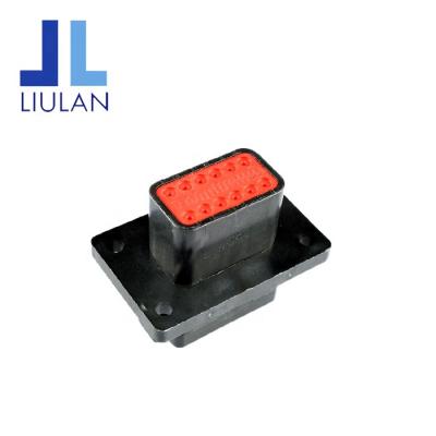 China LIULAN Automotive 4 Holes Flange DT Style Connector Interchange For DT04-12PA-CL06 for sale