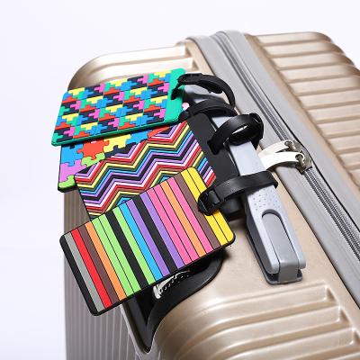 China Durable Soft Silicone 3D Bag Tag Custom Luggage Tag Rubber Luggage Tag PVC Luggage Tag for sale