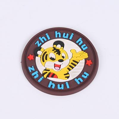 China Viable Newcomer Custom Rubber Labels Brand 3d Logo Soft Garment Label PVC Labels Embroidery Letter Patches For Clothes And Shoes for sale