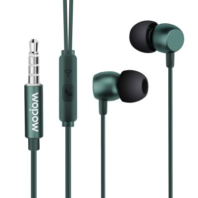 China In-ear Wopow AU19 1.2m High Fidelity Earphone In Stock With MIC Cheap Earphone for sale