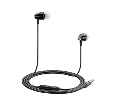 China Comfortable Wopow AU06 Tape High Quality Material With MIC OEM Stereo Headset Wired Earphone for sale