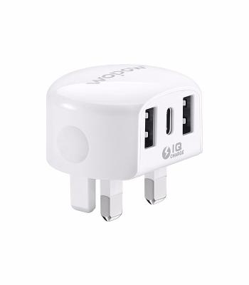 China Wopow Safe Max QI Charging Power Adapter 100-240VAC Wall 17W Charger for sale