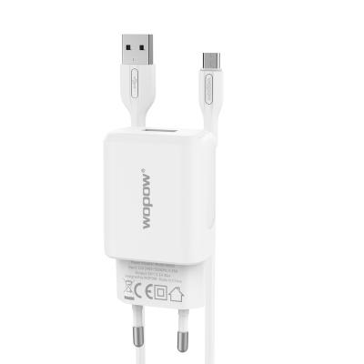 China Wopow WA03 USB Micro Travel Charger KIT With Cable Band 3A Mobile Phone Fast Charging Mobile Phone Travel Charger Wholesales for sale