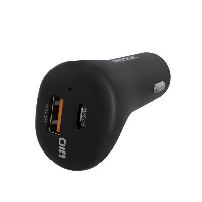 China WOPOW WR02 Fast Charger USB Type C Car Charger Black Color USB Car Charger Dual In Running Dual Usb C Mini Palladium Car Charger for sale