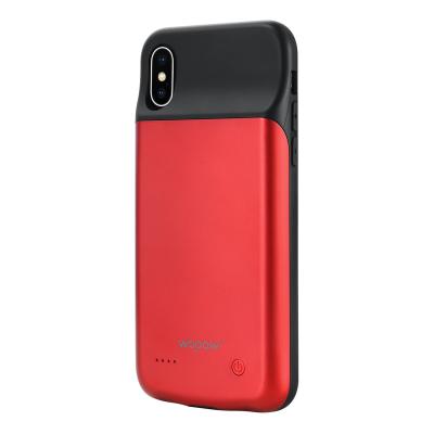 China Power Bank Case For iphonex Wopow PB08 Li-polymer Battery 3200mah Silicone Cover Battery For iphone X Rechargeable Battery Charger Case for sale