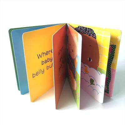 China Eco-friendly Cardboard Baby Story Books OEM Tough Cover Kids Board Book Printing for sale