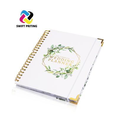 China Printed Personalized Floral Wedding Planner Journal for sale